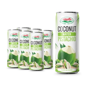 เครื่องดื่มน้ำมะพร้าวผสมพิสตาชิโอแบบกระป๋อง 320 มล. ผลิตในเวียดนาม รับผลิตแบบ OEM และฉลากสินค้าของลูกค้า - Product Image 1