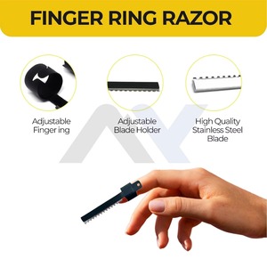 Professional Barber <b>Thinning</b> Razor for Stylists Face Texturizing Layering Hair Cutting Tool with Sharp Stainless Steel Blade for - Product Image 5