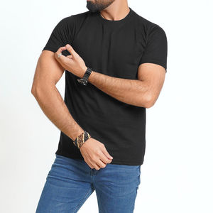 Camiseta de Alta Calidad para Hombre, 220 Gramos, 100% Algodón, Corte Regular, Impresión Personalizada, Antiencogimiento, Venta al Por Mayor - Product Image 1