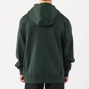 Sudadera con Capucha Gris para Hombre, 100% Algodón, Felpa Francesa, Corte Regular, Ropa Casual de Invierno, Secado Rápido y Transpirable - Product Image 3