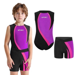 Traje de Danza de Alta Calidad para Niños de 6 a 16 Años, Leotardo de Gimnasia con Pantalones Cortos Deportivos para Presentaciones y Competiciones Atléticas - Product Image 5