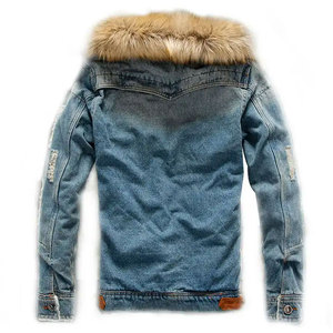 <b>Denim</b> Jean <b>Jackets</b> <b>for</b> <b>Men</b> Custom Design Wholesale Price Customize Distressed <b>Denim</b> Unique Collar Design <b>Jackets</b> - Product Image 5