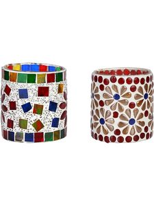 Mosaic Crystal Handmade Eco-Friendly Colorful Decorative Votive <b>Tea</b> <b>Light</b> <b>Holder</b> for Christmas Home Decoration - Product Image 6