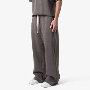 Pantalones Anchos Transpirables para Hombre, Hechos a Medida, con 2 Bolsillos Laterales, Estilo Hip Hop, 100% Algodón, Bordado Personalizado, Ropa Casual Masculina, Venta al Por Mayor - Product Image 2