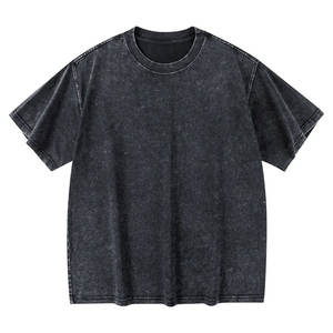 เสื้อยืดวินเทจสไตล์ล้างสีสำหรับผู้ชายและผู้หญิง สไตล์เรโทรพังก์สตรีทฮิปฮอป เสื้อยืดลายกราฟิก คอตตอนแขนสั้นลำลอง เสื้อคู่ - Product Image 2