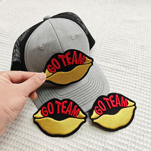 Durable Embroidery Patch Embroidered <b>Iron</b> <b>On</b> Badge Waterproof Fabric Patches for Clothing Hats Bags Wholesale Heat <b>Transfer</b> - Product Image 5