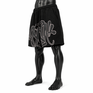 Custom <b>Mens</b> <b>Black</b> High Street Solid Streetwear <b>Shorts</b> OEM ODM 100% Cotton Breathable Eco-Friendly Drawstring Waist Oversized - Product Image 6