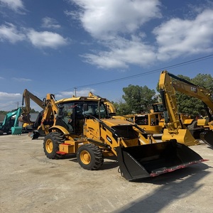 Chargeuse sur pneus Caterpillar CAT420F haute efficacité pour l'agriculture avec chargeur frontal, moteur, pompe et système entièrement hydraulique - Product Image 1