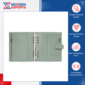 Última llegada de stock: Cuaderno planificador de anillas de hojas sueltas de calidad excepcional, con sobres para efectivo, tapa dura, el mejor de la India. - Product Image 2