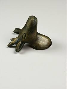 Contemporain faune inspiré Antique laiton fer cerf tête bouton armoire tiroir tirer décoratif meubles matériel pour cuisine - Product Image 4