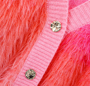 Crea tus propios suéteres de punto con logotipos personalizados de alta calidad, con cuello en V, para mujer, de lana/cachemira, anti-pilling y antiarrugas, para otoño. - Product Image 6