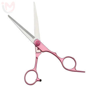 กรรไกรตัดผมสแตนเลสแฟชั่นใหม่ขนาด 6.0 นิ้ว ใบมีดตรงปลายแหลม รับสกรีนโลโก้ - Product Image 1