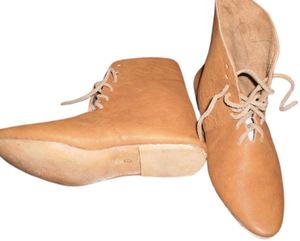 Factory Price Professional High Quality 100% Genuine Leather Safety Medieval Shoes Lace-Up Ankle Boots - Product Image 1