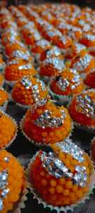Indian Sweets Shape <b>Candle</b> Motichoor Laddu Shape Scented <b>Candle</b>-Handmade Soy Wax <b>Candle</b> for Festive <b>Candle</b> Best Price - Product Image 2