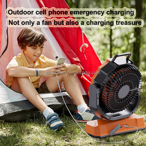 Zyc P50 mới 10000mAh 20000mAh điều khiển từ xa cắm trại dẫn ánh sáng ngân hàng điện tự động dao động ngoài trời Lều fan hâm mộ pin cho xe - Product Image 3