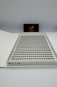 ถาดขนตาคุณภาพสูง XL XXL ฐานแหลม 3D-20D พัดขนตาสำเร็จรูป ความยาวผสม สีดำด้าน ต่อขนตา - Product Image 6