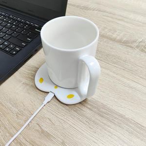 2024 nuevo calentador de taza de café termostático inteligente <span class=keywords><strong>con</strong></span> calefacción cargador inalámbrico <span class=keywords><strong>Compatible</strong></span> <span class=keywords><strong>con</strong></span> iPhone <span class=keywords><strong>Android</strong></span> <span class=keywords><strong>AirPods</strong></span> <span class=keywords><strong>con</strong></span> tazas elegantes - Product Image 5