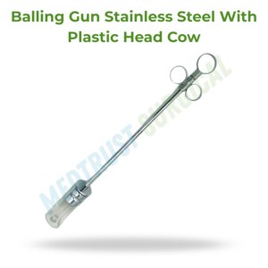 Pistolet de dosage 18 pouces pour instruments vétérinaires – Dosage de bolus pour bovins - Product Image 2