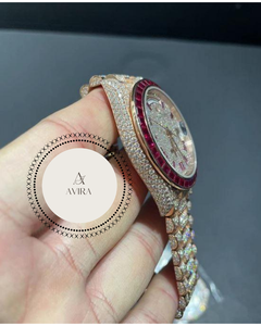 Reloj de Diamantes Baguette, el Más Vendido, para Desfiles de Moda y Eventos, Disponible en Grandes Cantidades desde India - Product Image 2