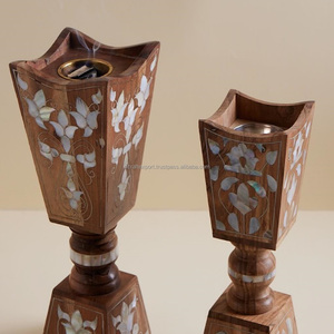 Nouveau design arabe incrustation de nacre brûleur d'encens mubkahara Bakhoor pour le Ramadan - Product Image 5