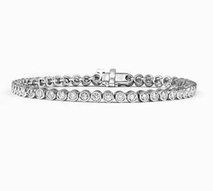 Pulsera de Diamantes de Diseño Personalizado con Cadena Cubana de Acero Inoxidable, Joyería para Mujer, Estilo Ejecutivo - Product Image 2