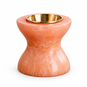 Brûleur d'encens en bois avec incrustation de résine noire et insert en acier inoxydable, brûleur d'arômes décoratif artisanal, fournisseur en gros - Product Image 2