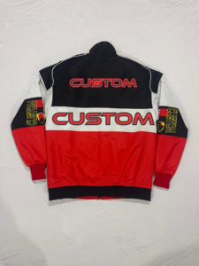 <b>Motorcycle</b> Team Racing <b>Jacket</b> Full Sleeve Heat-Transfer Printed Front Logo Men's <b>Summer</b> 200G Cotton Anti-Uv Automated Cutting - Product Image 3