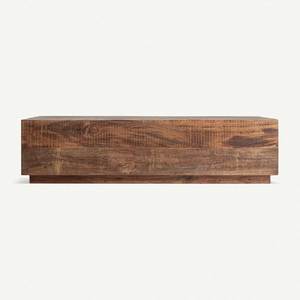Modern <b>Rustic</b> Rectangular coffee <b>table</b> 150 cm recycled Solid <b>Wood</b> Coffee <b>Table</b> Handmade Living Room Furniture - Product Image 3