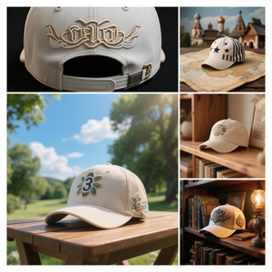 หมวกกีฬาโลโก้สั่งทำ น้ำหนักเบา เป็นมิตรกับสิ่งแวดล้อม คุณภาพสูง พิมพ์ลายนูนแบบซับลิเมชั่น ผ้าแคนวาสคอตตอน 100% สำหรับทุกเพศ - Product Image 6