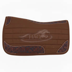 Tapis de selle pour cheval Western en laine respirant et absorbant les chocs, équipement équestre haute performance, fabricant. - Product Image 3