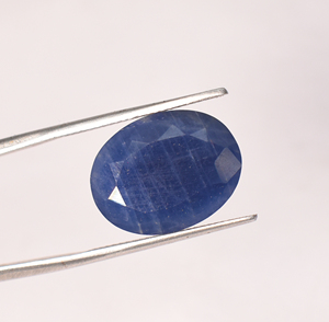 Dark <b>Blue</b> <b>Sapphire</b> Faceted Cut: 13.20 ct (Approx) Natural Untreated <b>Sapphire</b> Gemstone Oval 16.5X12.5X7 mm September Birthstone - Product Image 3