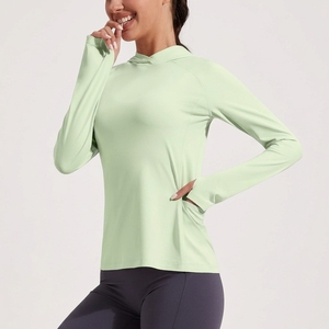 Sudadera Deportiva Personalizada para Mujer, Modelo con Cierre, Manga Larga, Ajustada, para Gimnasio, Yoga - Product Image 5