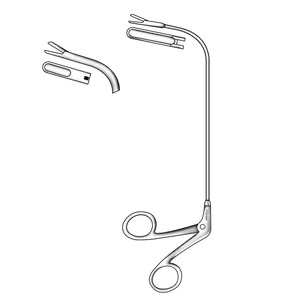 Jurasz Laryngeal Forcep Surgical Kit 19cm (4Pcs) Left Right ENT Surgical <b>Instruments</b> Premium Quality Medical Forceps CE - Product Image 1