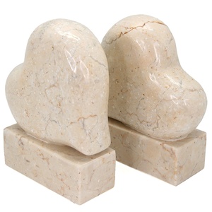 Serre-livres en forme de cylindre de marbre - Product Image 3