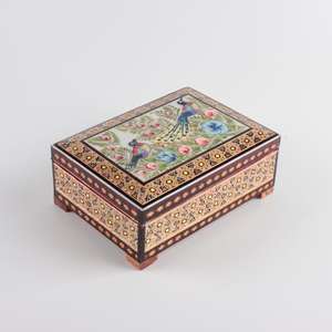 Handmade Modern Multi-purpose Bone Inlay Living Room Enamel Customized Sizes Elegant Home Decorative Box Enamel Coating /by UO - Product Image 5