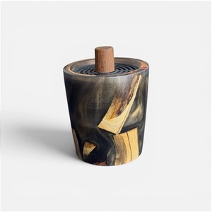 Quemador de Incienso Árabe Mubkhar de Lujo en Madera de Acacia y Resina, Premium, para Virutas de Oud, Fragancia Aromática Árabe, Majlis - Product Image 2