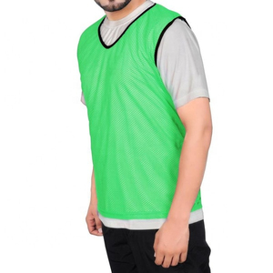 New Customized Soccer Football <b>Training</b> <b>Bibs</b> & Team Vests 100% Cotton Quick Dry Custom Numbers & Logo Printed for Wholesale - Product Image 3