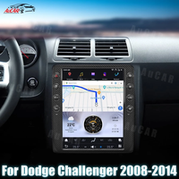 Autoradio multimédia Android 13 12,1'' avec GPS pour Dodge Challenger 2008-2014, écran Tesla, radio de voiture, vidéo