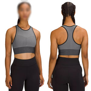 Nuevo Diseño de Última Generación, Sujetador Deportivo de Yoga para Mujer, Transpirable, con Logotipo Frontal, de Alta Sujeción, Material Spandex/Nylon - Product Image 6