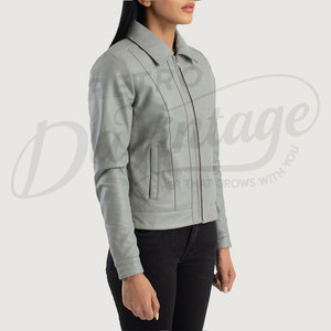 Trendy Queen Womens <b>Leather</b> <b>Jacket</b>, Oversized Going Out & Everyday Statement Piece Bomber <b>Jacket</b> Moto OEM Wholesale Custom Made - Product Image 2