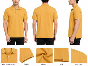 เสื้อโปโลถักปักลายคุณภาพสูงสำหรับผู้ชาย รุ่น Unisex Heavyweight ปี 2026 - Product Image 5