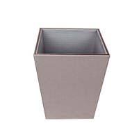 Poubelles en MDF pour chambre d'hôtel, poubelle en cuir, boîte de rangement