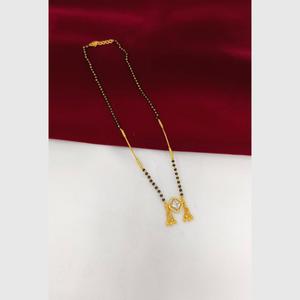 Elegantes Collares Negros con Cuentas 11058765GL, Joyería de Moda Mangalsutra - Product Image 1