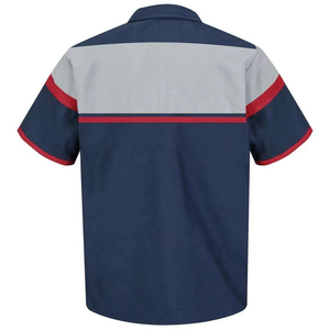 Camisas de Uniforme de Trabajo Personalizadas para Ingenieros de la Construcción, Mecánicos de la Industria Alimentaria, con Logotipo, Manga Corta, Ropa de Trabajo para Hombre en Venta - Product Image 5