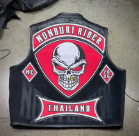 Gilet de motard en daim avec logo personnalisé OEM