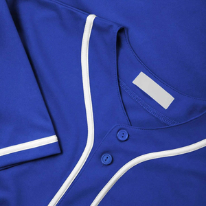 Maillots de baseball unisexes personnalisés les plus vendus en gros, séchage rapide, vêtements de softball unis, maillot de baseball sublimé pour hommes - Product Image 4