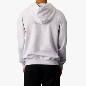 Vintage Winter Men's Hoodie Heavyweight 3D Embroidery <b>Velour</b> Back Logo 230g Breathable Quick Dry - Product Image 4