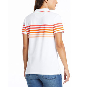 Polo para Mujer, Personalizado con Logotipo Bordado, Manga Corta, Transpirable, de Algodón Piqué, para Golf, Deportes, Trabajo, Uniforme, Pedido al por Mayor - Product Image 6