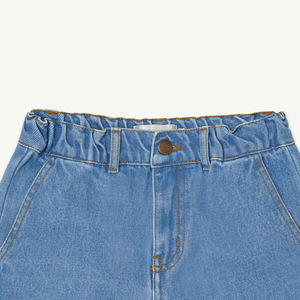 Servicio OEM, pantalones cortos para niños de alta calidad con costuras y diseño de primera calidad, con cierre de botón / Precio económico con diseño de logotipo personalizable - Product Image 2