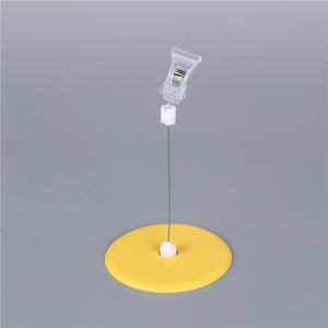 Adjustable Pop Clip Floor Stand Display Sign Stand with Snap <b>Frame</b> For Supermarket - Product Image 1